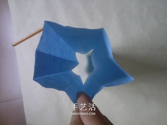 玫瑰花的折紙步驟圖解 手揉紙折25瓣玫瑰花 -  itrip.net.cn