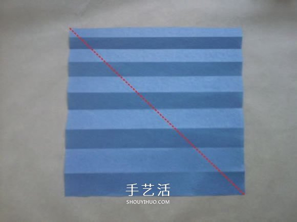 玫瑰花的折紙步驟圖解 手揉紙折25瓣玫瑰花 -  itrip.net.cn