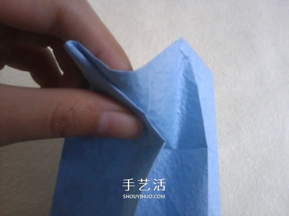 玫瑰花的折紙步驟圖解 手揉紙折25瓣玫瑰花 -  itrip.net.cn