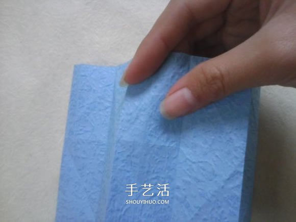 玫瑰花的折紙步驟圖解 手揉紙折25瓣玫瑰花 -  itrip.net.cn