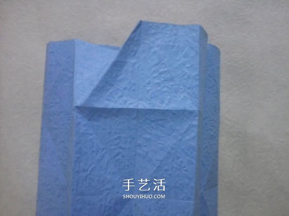 玫瑰花的折紙步驟圖解 手揉紙折25瓣玫瑰花 -  itrip.net.cn