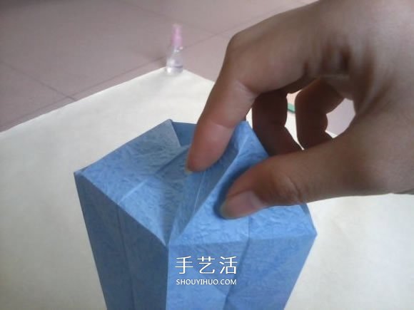 玫瑰花的折紙步驟圖解 手揉紙折25瓣玫瑰花 -  itrip.net.cn