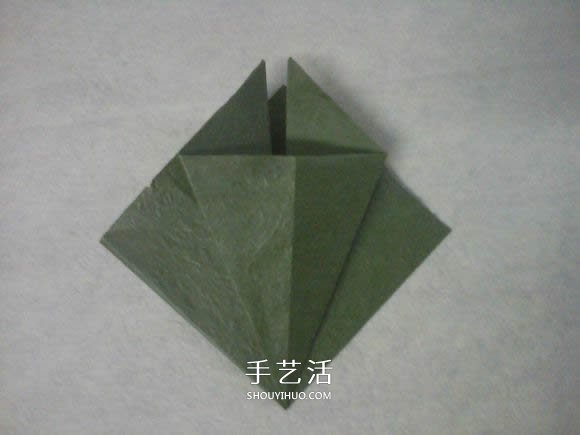 玫瑰花的折紙步驟圖解 手揉紙折25瓣玫瑰花 -  itrip.net.cn
