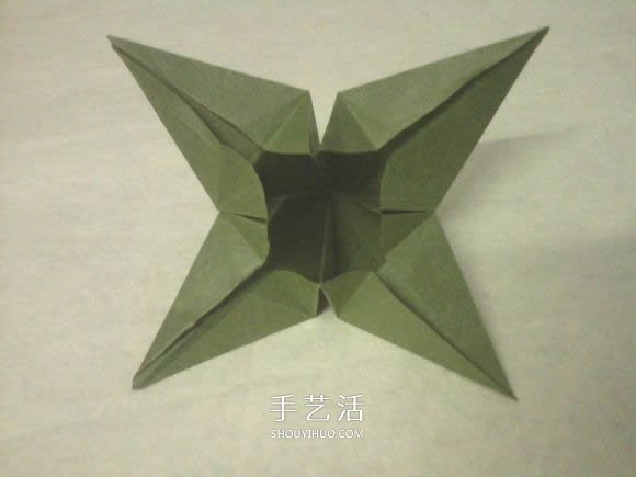 玫瑰花的折紙步驟圖解 手揉紙折25瓣玫瑰花 -  itrip.net.cn