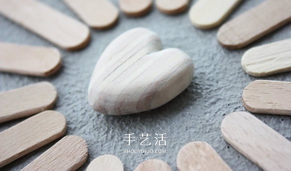 雪糕棍DIY愛心小禮物 自制情人節(jié)愛心禮物教程 -  itrip.net.cn