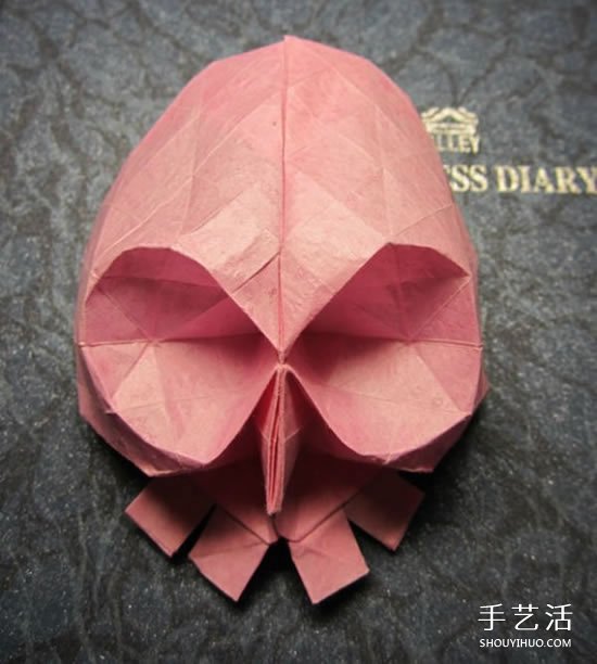 骷髏頭的折紙方法圖解 怎么折骷髏頭的過(guò)程 -  itrip.net.cn