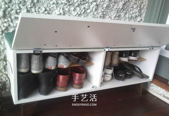 廢料制作鞋柜的教程 DIY木鞋柜的制作方法 -  itrip.net.cn