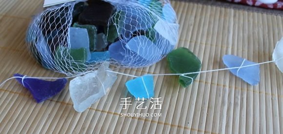 海玻璃手工制作風(fēng)鈴 浪漫海波浪風(fēng)鈴DIY教程 -  itrip.net.cn