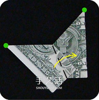 美元折紙蝴蝶圖解教程 怎么用美元紙幣折蝴蝶 -  itrip.net.cn