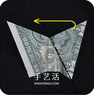 美元折紙蝴蝶圖解教程 怎么用美元紙幣折蝴蝶 -  itrip.net.cn