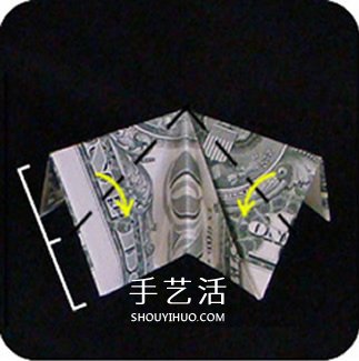 美元折紙蝴蝶圖解教程 怎么用美元紙幣折蝴蝶 -  itrip.net.cn