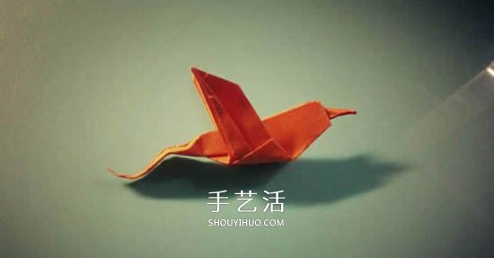 簡單蜂鳥的折紙方法 手工折紙蜂鳥圖解教程 -  itrip.net.cn