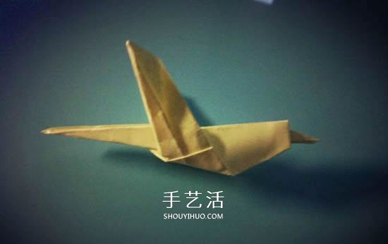 簡單蜂鳥的折紙方法 手工折紙蜂鳥圖解教程 -  itrip.net.cn