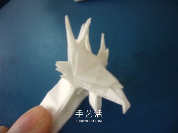 龍頭戒指的折紙方法 手工折紙龍頭戒圖解教程 -  itrip.net.cn