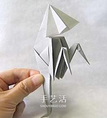 怎么折紙幽靈的方法 萬圣節(jié)折紙幽靈圖解教程 -  itrip.net.cn