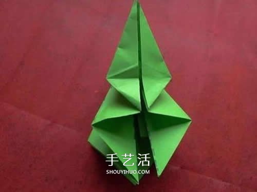 手工折疊百合花圖解 簡單紙百合的折法步驟 -  itrip.net.cn
