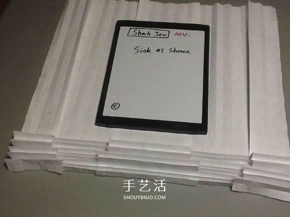 鯊魚嘴的折紙方法圖解 怎么折鯊魚嘴步驟圖 -  itrip.net.cn