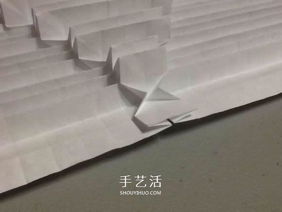 鯊魚嘴的折紙方法圖解 怎么折鯊魚嘴步驟圖 -  itrip.net.cn