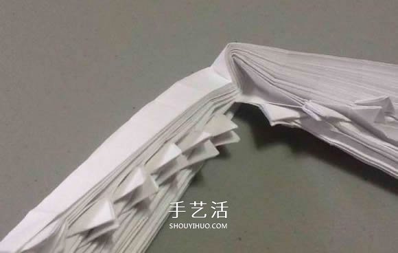 鯊魚嘴的折紙方法圖解 怎么折鯊魚嘴步驟圖 -  itrip.net.cn