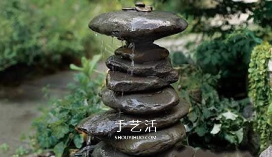 自制滴水噴泉的方法 花園滴水噴泉DIY圖解 -  itrip.net.cn