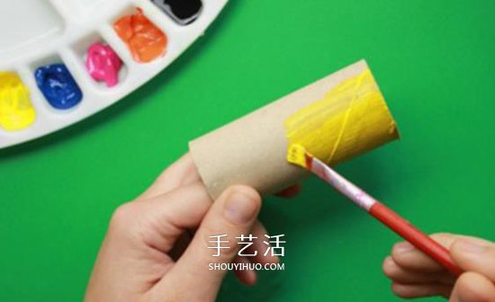 幼兒手工制作小蛇方法 卷紙筒廢物利用做小蛇 -  itrip.net.cn