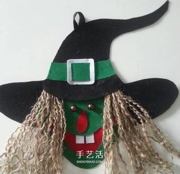 萬圣節(jié)女巫的制作方法 手工布藝女巫裝飾DIY -  itrip.net.cn