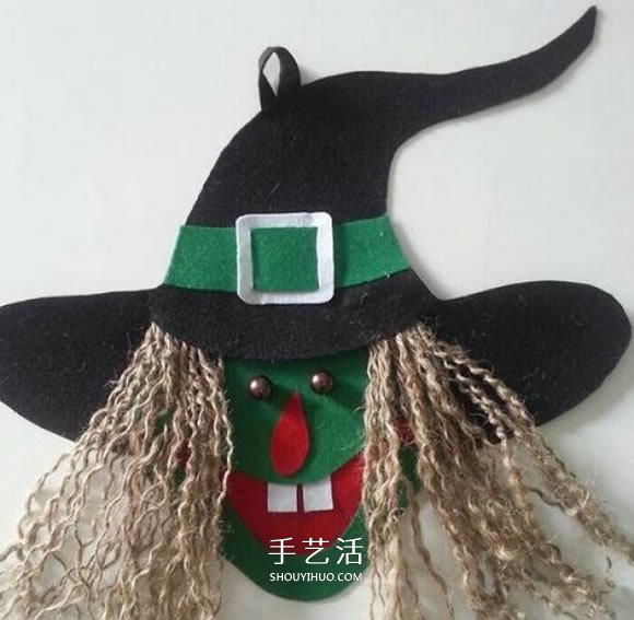 萬圣節(jié)女巫的制作方法 手工布藝女巫裝飾DIY -  itrip.net.cn