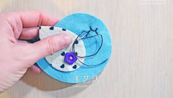 不織布小鳥(niǎo)冰箱貼DIY 手工布藝小鳥(niǎo)冰箱貼制作 -  itrip.net.cn