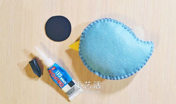 不織布小鳥(niǎo)冰箱貼DIY 手工布藝小鳥(niǎo)冰箱貼制作 -  itrip.net.cn