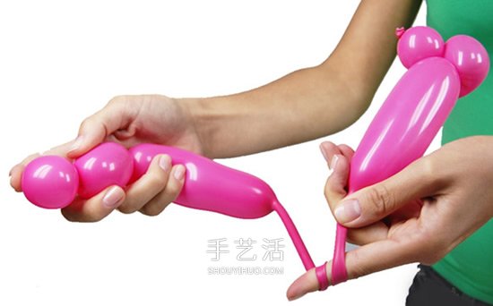 氣球造型教程圖解：一步步做出可愛小粉豬 -  itrip.net.cn