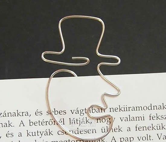 金屬絲做書簽的作品 手工制作金屬絲書簽圖片 -  itrip.net.cn
