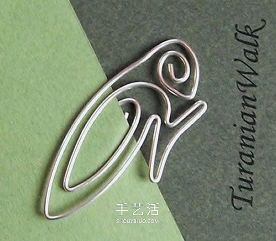 金屬絲做書簽的作品 手工制作金屬絲書簽圖片 -  itrip.net.cn