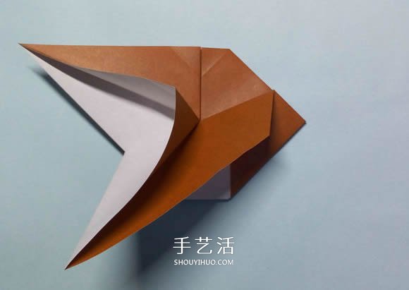 折紙母雞的方法圖解 怎么折母雞的折法步驟 -  itrip.net.cn