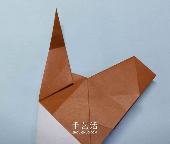 折紙母雞的方法圖解 怎么折母雞的折法步驟 -  itrip.net.cn