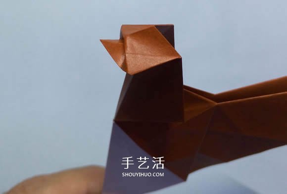 折紙母雞的方法圖解 怎么折母雞的折法步驟 -  itrip.net.cn