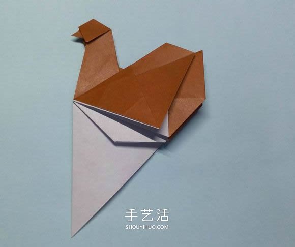 折紙母雞的方法圖解 怎么折母雞的折法步驟 -  itrip.net.cn