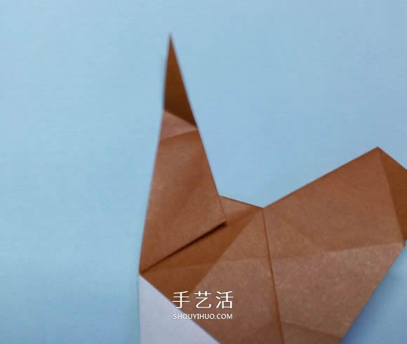 折紙母雞的方法圖解 怎么折母雞的折法步驟 -  itrip.net.cn