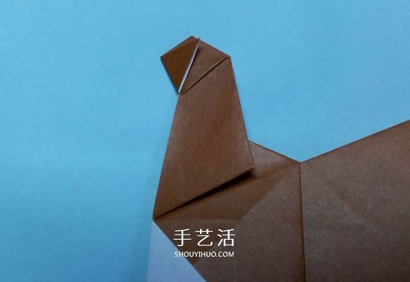折紙母雞的方法圖解 怎么折母雞的折法步驟 -  itrip.net.cn