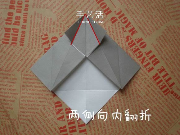 可愛小狗的折法圖解 手工折紙小狗的步驟圖 -  itrip.net.cn
