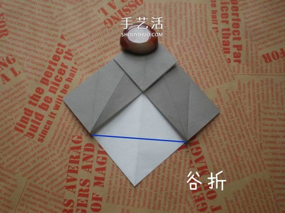 可愛小狗的折法圖解 手工折紙小狗的步驟圖 -  itrip.net.cn