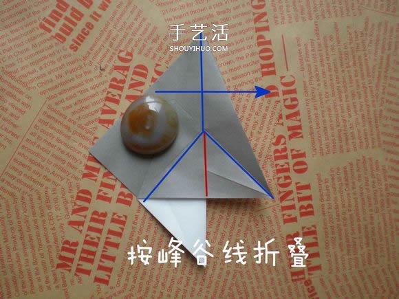 可愛小狗的折法圖解 手工折紙小狗的步驟圖 -  itrip.net.cn