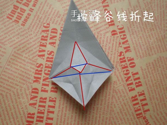 可愛小狗的折法圖解 手工折紙小狗的步驟圖 -  itrip.net.cn