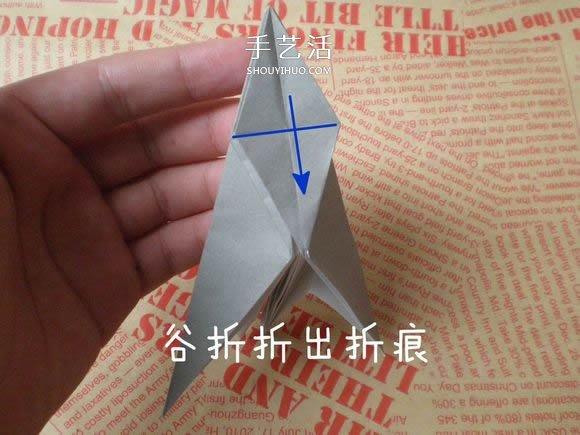 可愛小狗的折法圖解 手工折紙小狗的步驟圖 -  itrip.net.cn