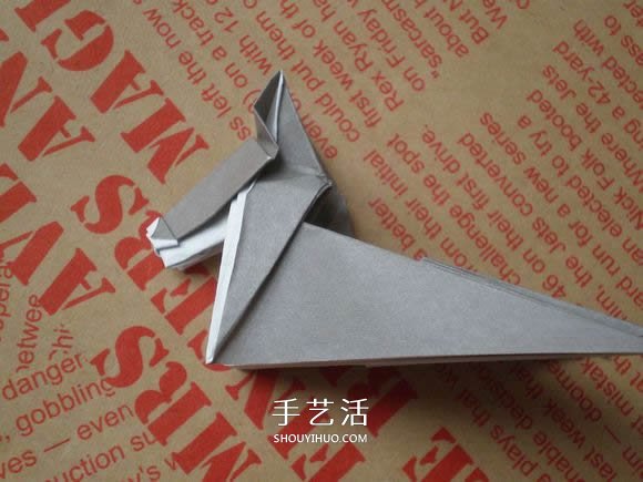 可愛小狗的折法圖解 手工折紙小狗的步驟圖 -  itrip.net.cn