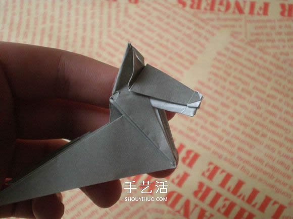 可愛小狗的折法圖解 手工折紙小狗的步驟圖 -  itrip.net.cn