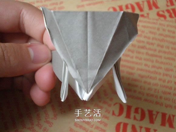 可愛小狗的折法圖解 手工折紙小狗的步驟圖 -  itrip.net.cn