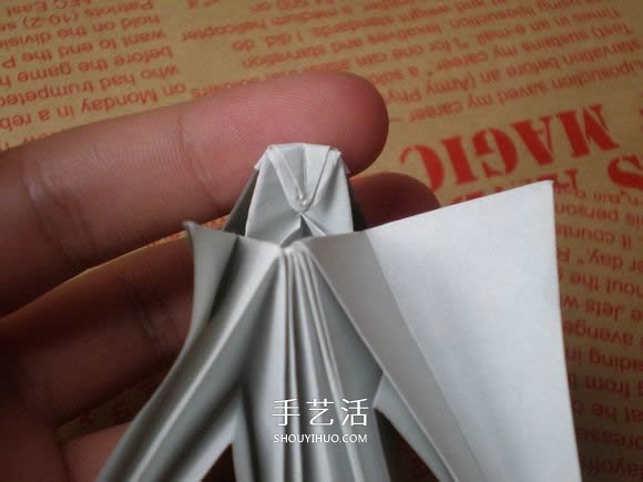 可愛小狗的折法圖解 手工折紙小狗的步驟圖 -  itrip.net.cn