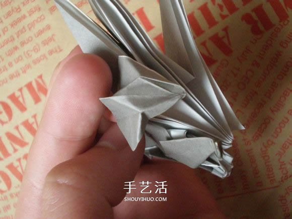 可愛小狗的折法圖解 手工折紙小狗的步驟圖 -  itrip.net.cn