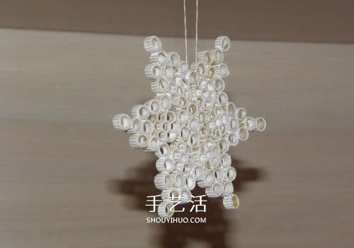 意大利面制作雪花掛飾 自制意大利面雪花方法 -  itrip.net.cn