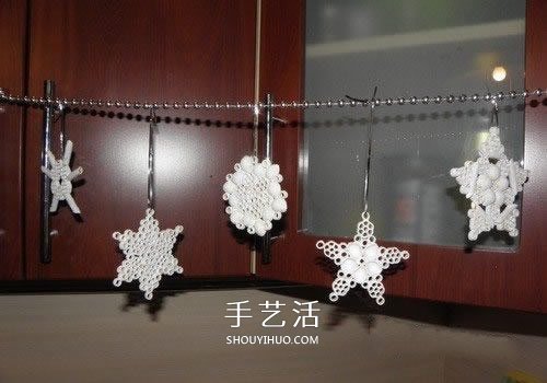 意大利面制作雪花掛飾 自制意大利面雪花方法 -  itrip.net.cn